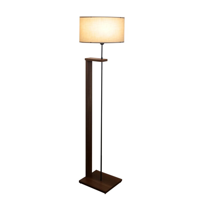 Opviq AYD-3131 Lámpara de Pie de Madera Color Moca